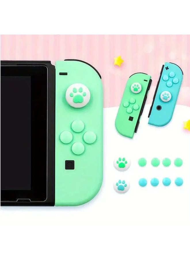 Orange Nintendo Switch Joycon Thumb Grip Cap Protective Cover Skin - Image 4